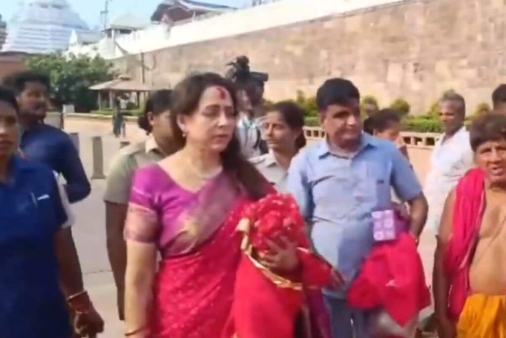 Hema Malini's Puri Jagannath Temple Visit Sparks Row Over Alleged ‘Illegal’ Entry