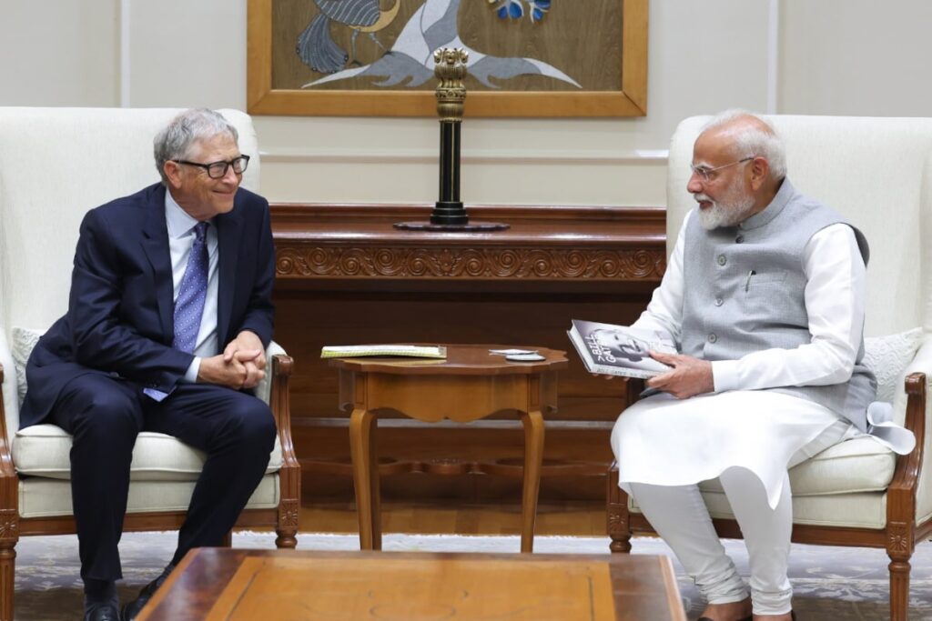 Bill Gates Meets PM Modi; Says Impressed By India's Innovation Powering Development