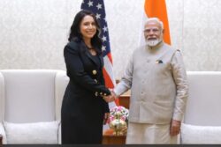 PM Modi Meets US Spy Chief Tulsi Gabbard As Rajnath Singh Flags Concerns Over Khalistan Issue