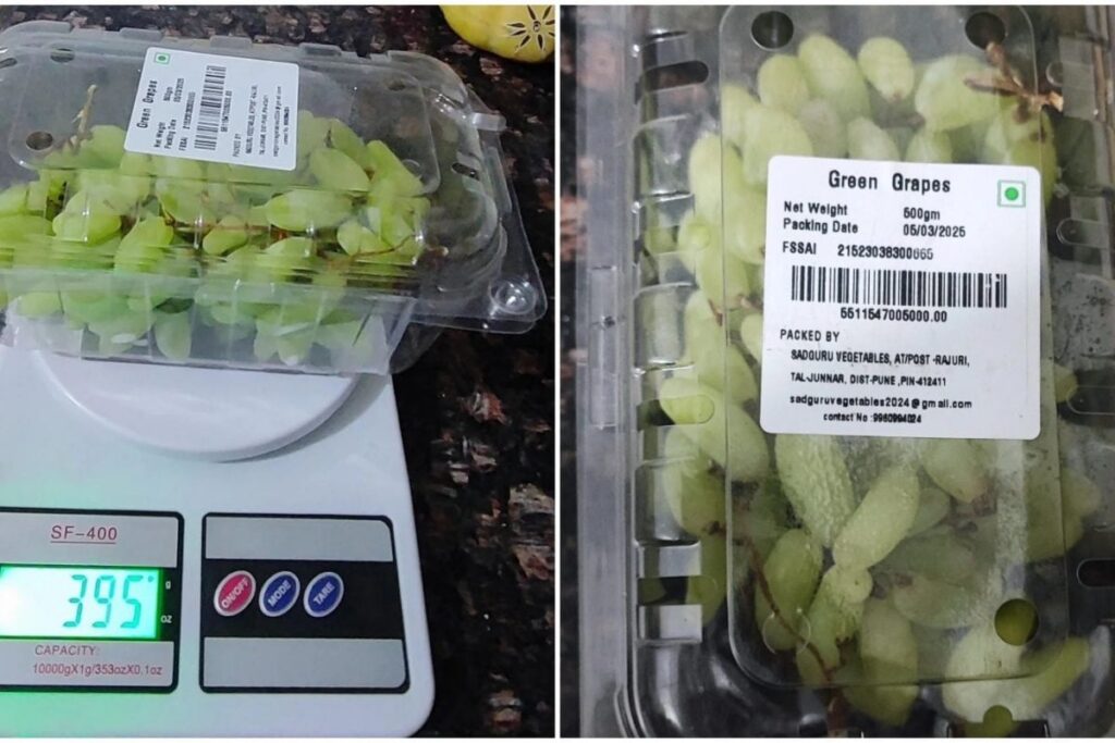 'A Thought-Out Way To Scam': Customer Slams Blinkit After Ordered Grapes Weigh Less Than Advertised