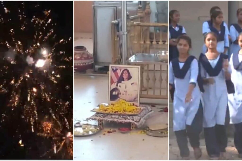 Garba, Dhol & Firecrackers: Sunita Williams' Ancestral Village In Gujarat Celebrates Her Safe Return