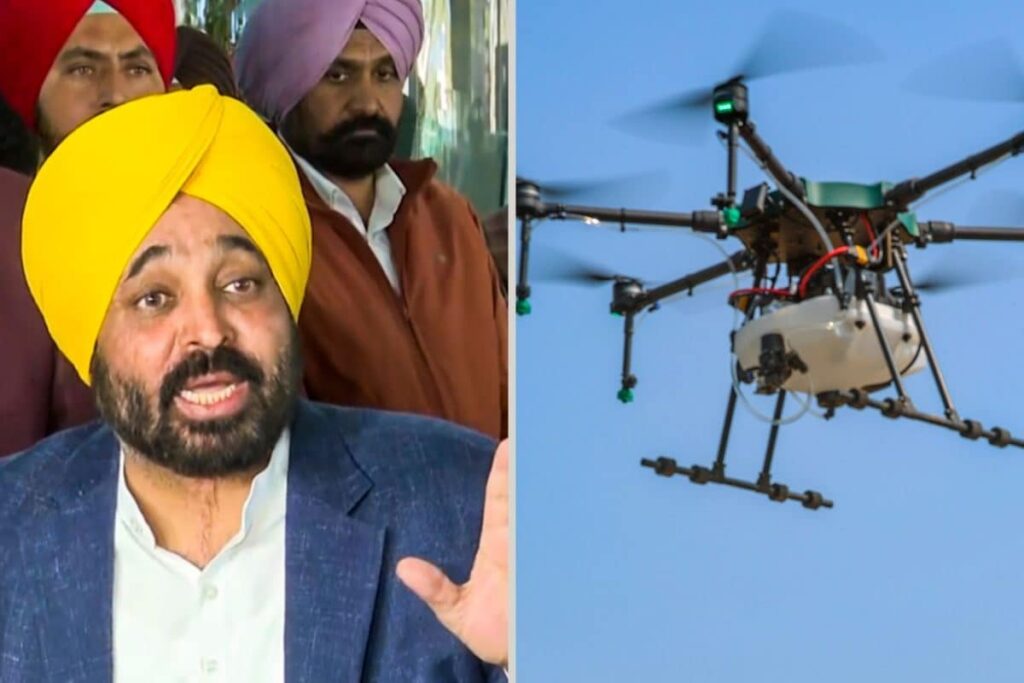 Bhagwant Mann Claims 70% Dip In Drone-Dropped Payloads This Year, But Data Suggests 35% Rise