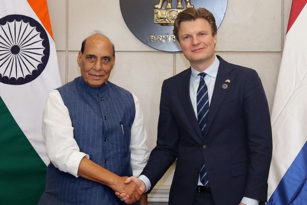 Citing Terror Concerns, Rajnath Singh Tells Netherlands Counterpart To Stop Arms Supplies To Pakistan