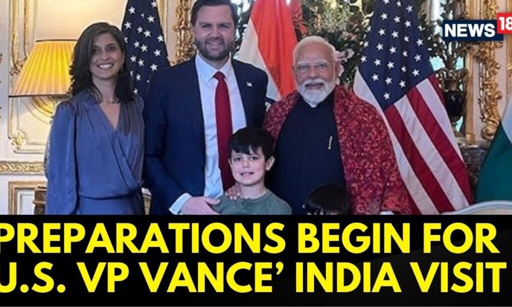 Preparations Underway For US Vice-President JD Vance And His Wife Usha Vance Arrival In India