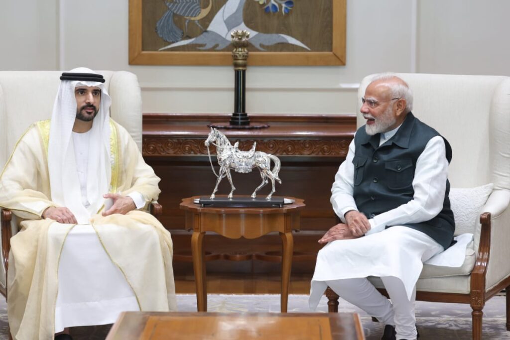 ‘Deep-Rooted Friendship’: PM Modi Meets Dubai Crown Prince Sheikh Hamdan