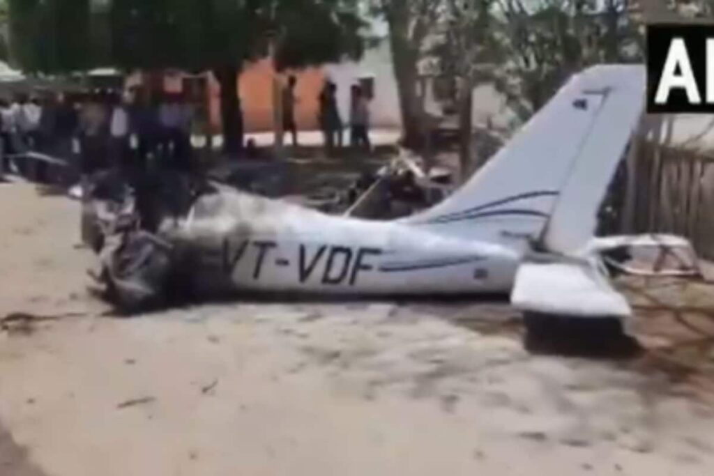 Trainer Aircraft Crashes In Gujarat's Amreli District, Pilot Killed