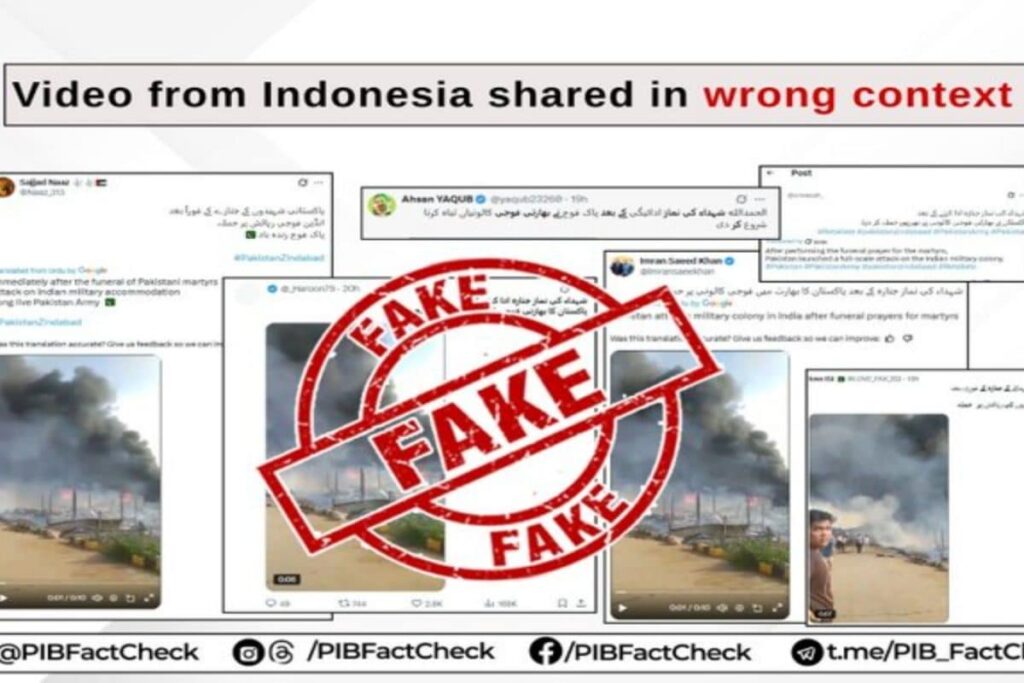 PIB Debunks Videos Circulated By Pro-Pakistan Handles On Operation Sindoor: ‘False Claims’