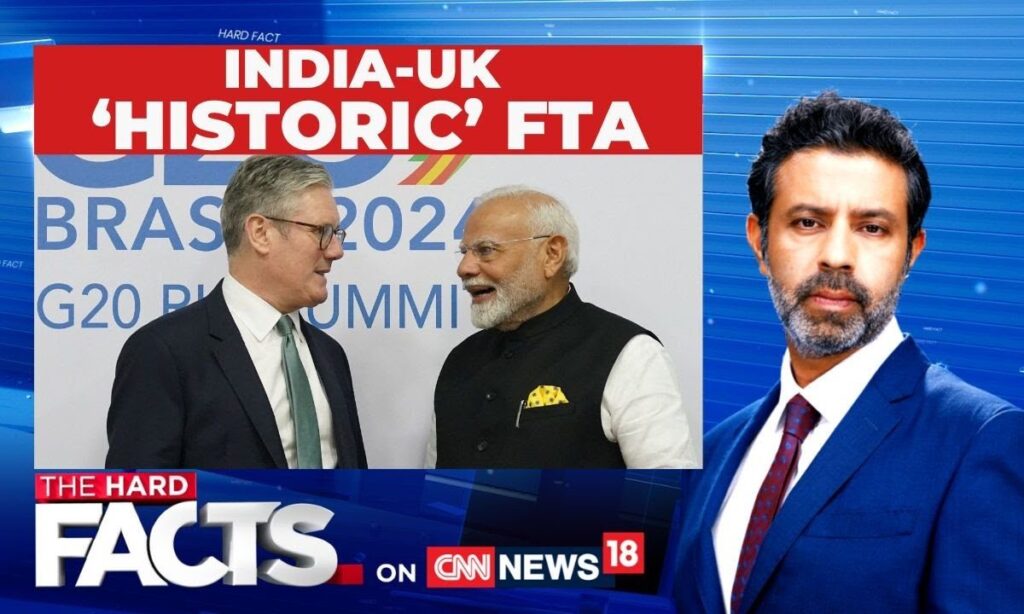 India And UK Seal Ambitious Free Trade Agreement Amid Global Trade Turmoil | News18 | #thehardfacts