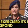 "Lashkar-e-Taiba's Suicide Bombers Were Prepared Here" Col Sophia Qureshi Briefs Media | News18