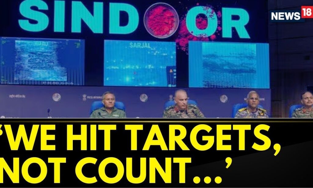 Operation Sindoor | "We Hit Targets, Not Count Terrorist Bodies" | India DGMO Press Briefing