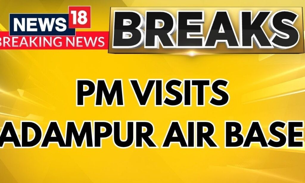 PM Modi Visits Adampur Air Base, Gets Briefed By IAF Officials And Interacts With Brave Jawans