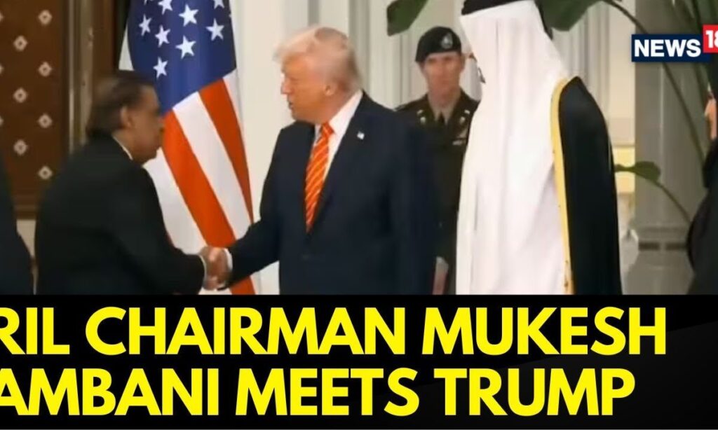 RIL Chairman Mukesh Ambani Meets Donald Trump, Qatari Emir At Lusail Palace, Attends State Dinner