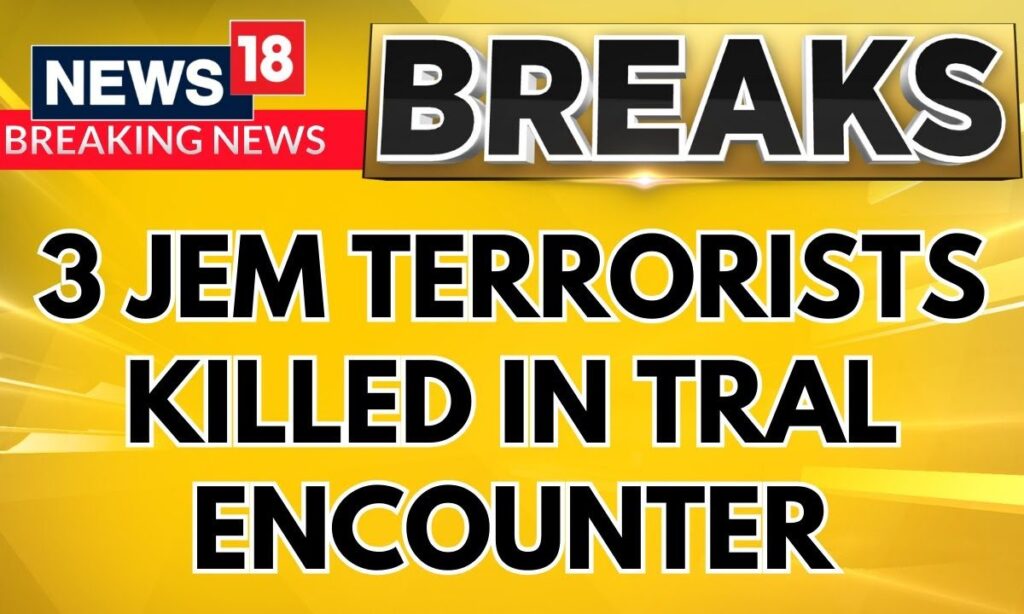 Three Terrorists Linked To Jem Killed In Encounter With Security Forces In J&K's Tral | J&K |Pulwama