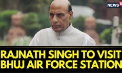 Defence Minister, Rajnath Singh To Visit Bhuj Air Force Station Along With Western Air Command...