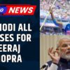 PM Narendra Modi celebrated Neeraj Chopra's 90.23m throw at the Doha Diamond League 2025.