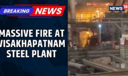 Massive Fire At Visakhapatnam Steel Plant, Fire Engines Rushed | Rescue Operation Underway | News18