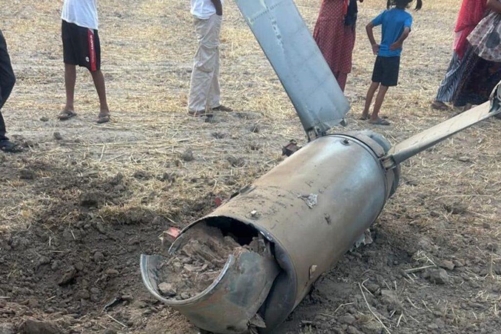 Pakistan’s Drone-Missile Debris Lay Scattered In Indian Fields After Failed Attack | Watch 