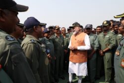 In Photos: PM Modi Visits Adampur Airbase, Interacts With Soldiers