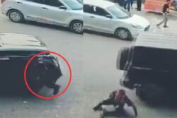 Enraged Driver Rams SUV Into Security Guard Who Opposed Honking In Delhi | Video