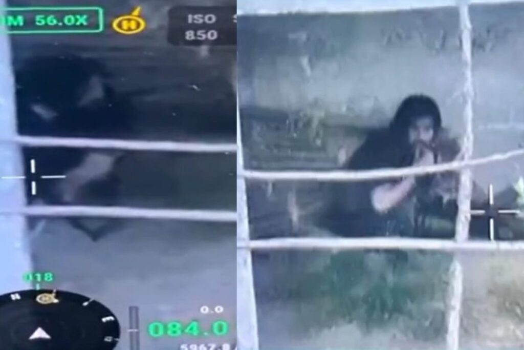 Drone Captures Jaish Terrorists Hiding In Building Moments Before Pulwama Encounter | Video