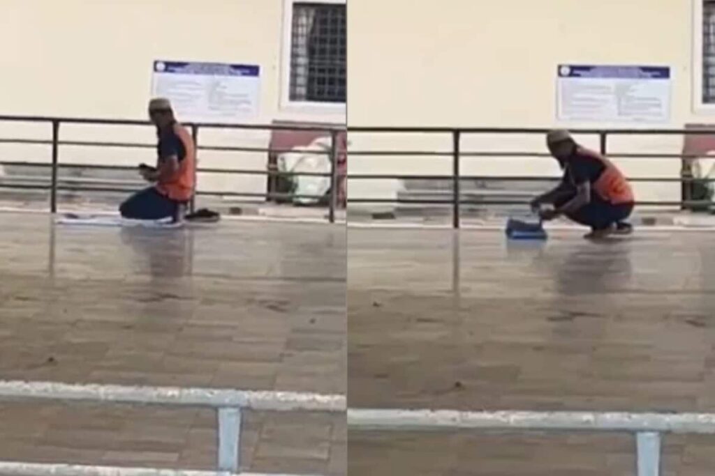 Commotion Erupts After Muslim Man Offers Namaz Near Tirumala Temple Premises | Video