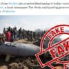 PIB Fact Check: China Daily Report Of Indian Jet Crashing In Kashmir Debunked As Fake News