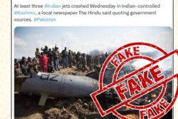 PIB Fact Check: China Daily Report Of Indian Jet Crashing In Kashmir Debunked As Fake News