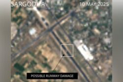 Satellite Images Show Potential Runway Damage At Pakistan's Sargodha Airbase After India's Strikes