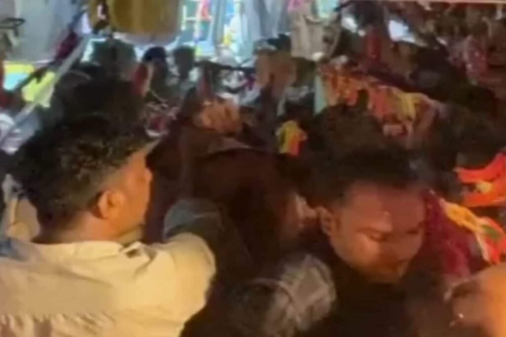 Screams, Deadly Fall: Camera Captures  Moment When Goa Stampede Broke Out