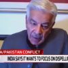 When Questioned On India's Strike, Pakistan's Khawaja Asif Fumbles: 'Can't Hear...' | WATCH