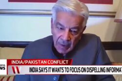 When Questioned On India's Strike, Pakistan's Khawaja Asif Fumbles: 'Can't Hear...' | WATCH