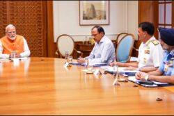 PM Modi Meets Tri-Services Chiefs At His Residence Amid Rising Tensions With Pakistan