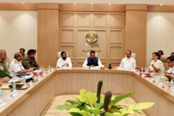 Maharashtra CM Fadnavis Chairs High-Level Security Meet with Army, Navy, Air Force Officials