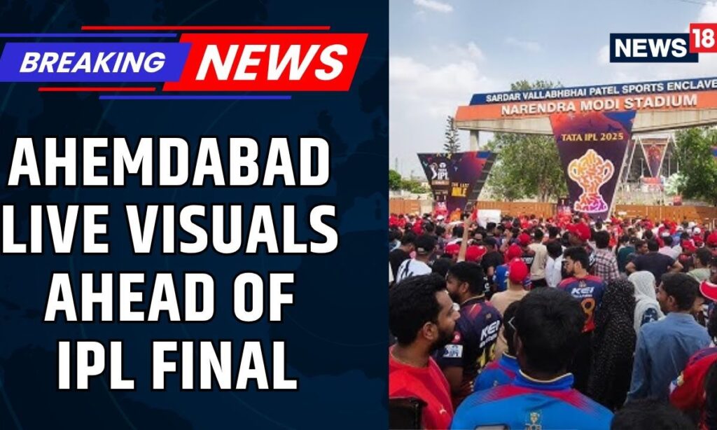 LIVE Visuals From The Narendra Modi Stadium In Ahmedabad And Streets Of Bengaluru | IPL Final