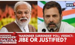 #News18Survey | Narender Surrender Jibe: Fair Criticism or Political Low Blow? | News18