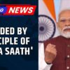 'Guided By Principle Of Sabka Saath': PM Modi Posts On X | Modi 3.0 Completes One Year | News18