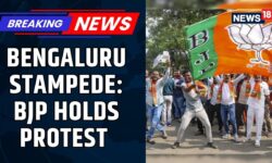 RCB Stampede | BJP Holds Massive Protest Against Karnataka Govt Over The Bengaluru Stampede | News18