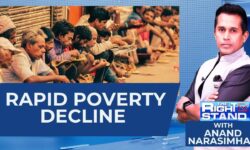Indian Economy: Poverty Rates In Bharat From 53.6% To 16.4% Over The Last Decade | #TheRightStand