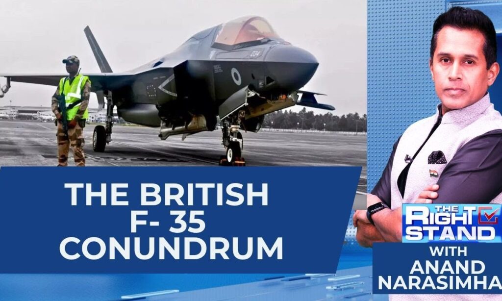 F-35 Fighter Jet Faces Mechanical Woes in Kerala, Sparks Controversy And Humor | #therightstand