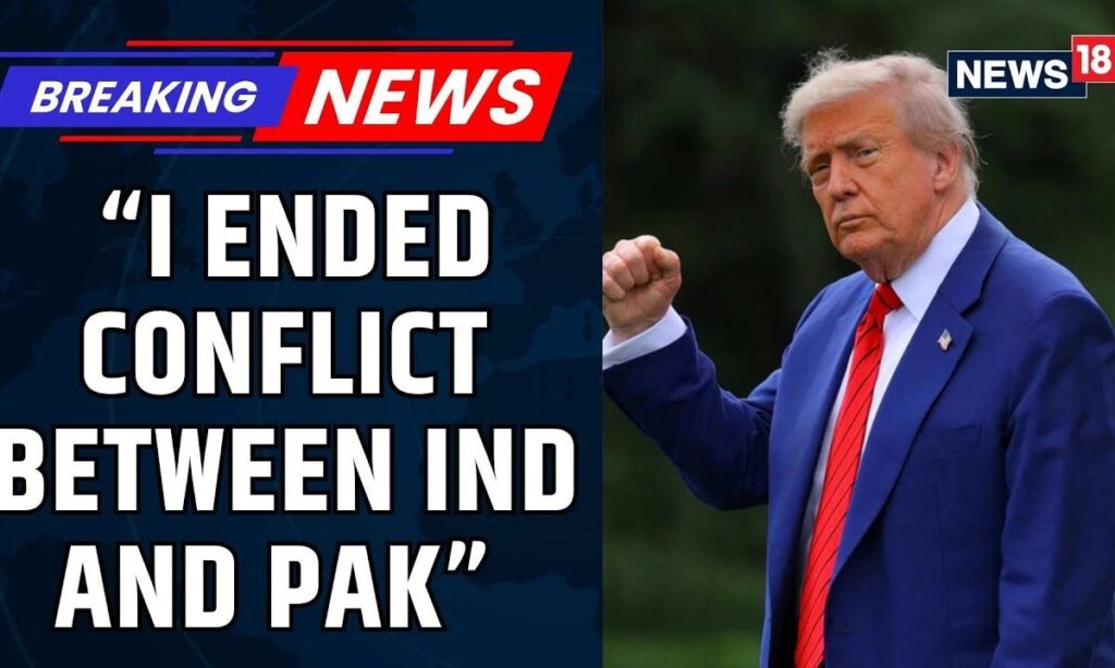 Trump Latest News | Trump Repeats Claim That He "Stopped" India-Pak Conflict | India Pakistan News
