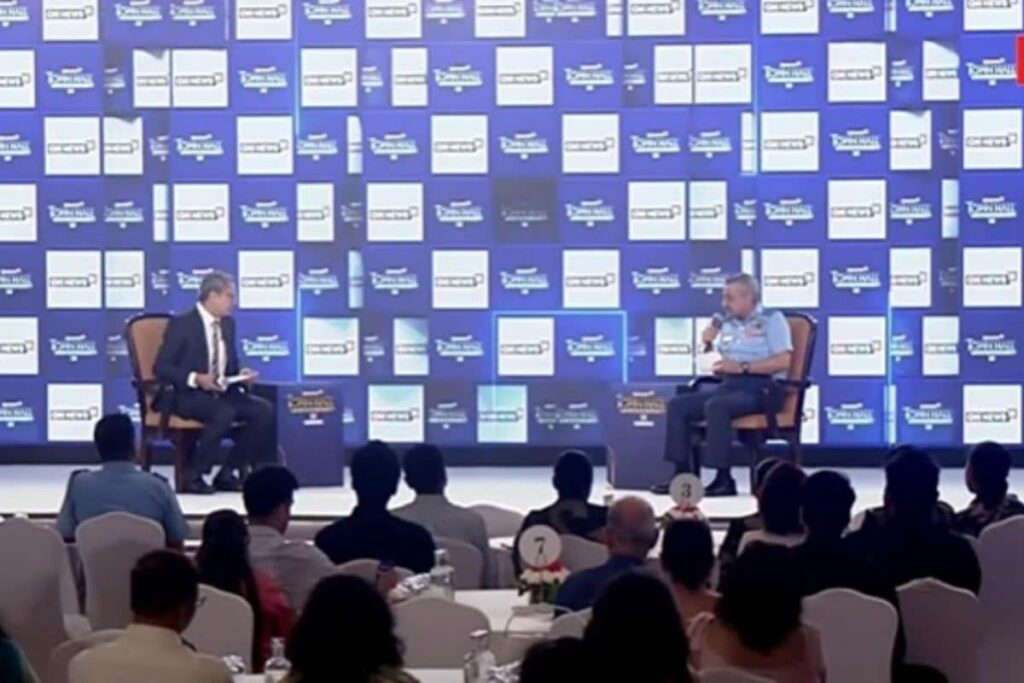 Air Marshall Ashutosh Dixit Praises Made-In-India Weapon Systems At CNN-News18 Townhall