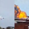Moment When Air India Plane Crashed Near Ahmedabad Airport Minutes After Takeoff | Video