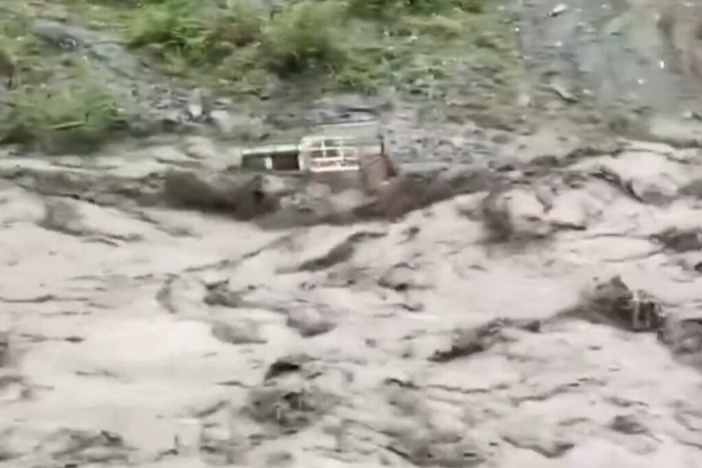 Cloudbursts Unleash Chaos In Himachal's Kullu As Houses Damaged, People Swept Away | Videos
