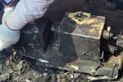 First Images Of A Charred Cockpit Voice Recorder At Air India Crash Site In Ahmedabad