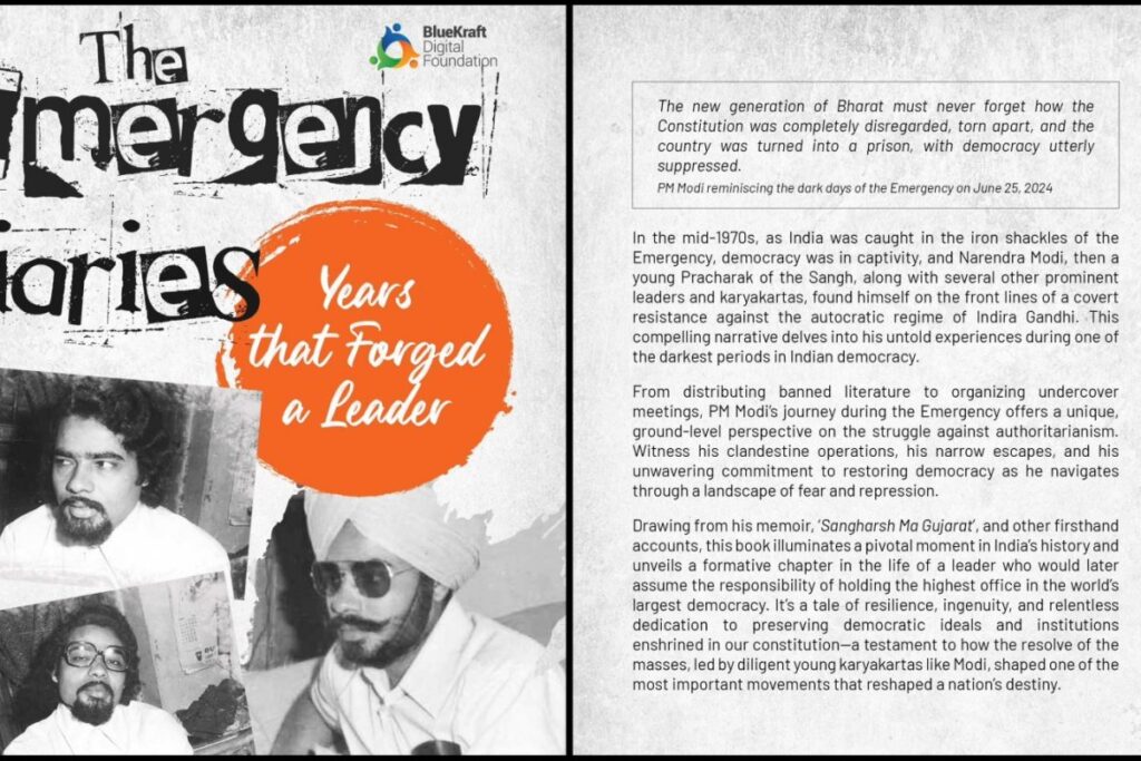 Disguises, Dissent & Fight Against Emergency: New Book Reveals Modi’s Underground Years