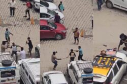 Pilgrims Engage In Violent Brawl On Kedarnath Route, Hit Each Other With Sticks | Video