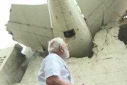 PM Modi Visits Air India Plane Crash Site, Meets Injured At Ahmedabad Hospital