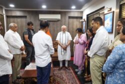 ‘Unimaginable’: PM Modi Condoles Vijay Rupani’s Death In Ahmedabad Crash, Meets His Family