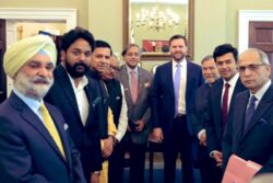 Shashi Tharoor Meets JD Vance In Washington, Discusses India-US Strategic Ties