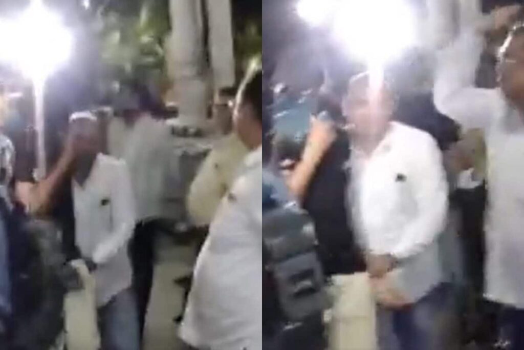 Raja Raghuvanshi Murder Case Accused Slapped At Indore Airport, Video Goes Viral